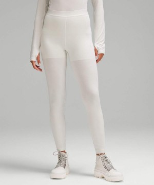 Lululemon High-Rise Base Layer 28" Tights Dam Beige Sverige | WOXAKE483