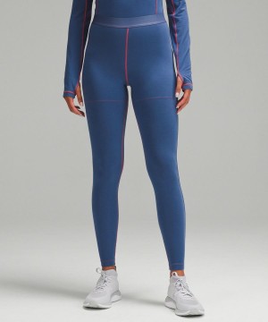 Lululemon High-Rise Base Layer 28" Tights Dam Blå Sverige | XSGVEH917