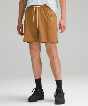 Lululemon Hike to Swim Ripstop 8" Shorts Herr Beige Sverige | TQCXOH108
