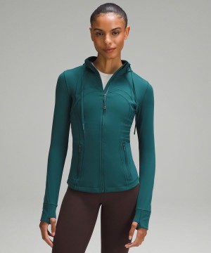 Lululemon Hooded Nulu Define Jacket Dam Turkos Sverige | CSUIMY918