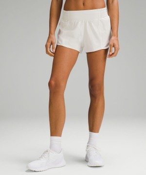 Lululemon Hotty Hot High-Rise Fodrade 2.5" Shorts Dam Beige Sverige | WUXRHA748