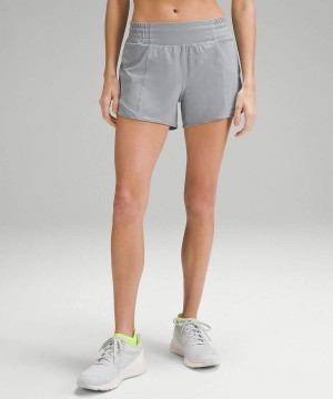 Lululemon Hotty Hot High-Rise Fodrade 4" Shorts Dam Grå Sverige | KSWMTE279