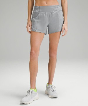 Lululemon Hotty Hot High-Rise Fodrade 4" Shorts Dam Grå Sverige | OKVCRU398