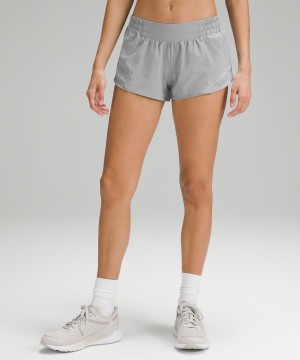 Lululemon Hotty Hot Low-Rise Fodrade 2.5" Shorts Dam Grå Sverige | OAUJPG729
