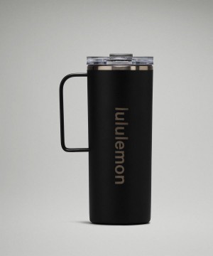 Lululemon Insulated Mug 20oz Vattenflaska Dam Svarta Sverige | VZPNSD524