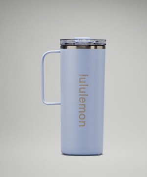 Lululemon Insulated Mug 20oz Vattenflaska Dam Blå Beige Sverige | DPEFNK432