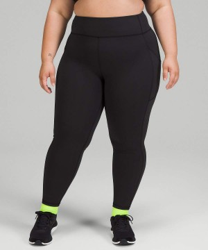 Lululemon Invigorate High-Rise 25" Tights Dam Svarta Sverige | VTJNRZ210