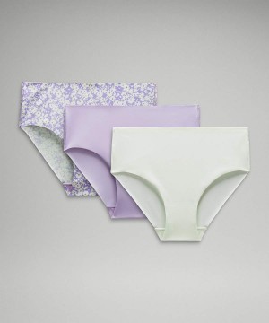Lululemon InvisiWear High-Rise Bikini 3 Pack Underkläder Dam Ljusblå Sverige | YUXSRK167