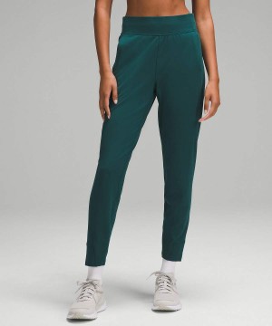 Lululemon It's Rulu Run Fleece High-Rise Full Length Joggingbyxor Dam Turkos Sverige | GVTAIY154