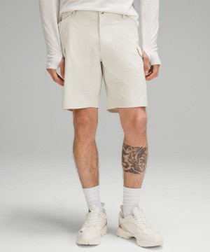 Lululemon Klassiska-Fit 9 Vandring Cargo Shorts Herr Beige Sverige | AINVEW057