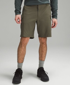 Lululemon Klassiska-Fit 9 Vandring Cargo Shorts Herr Gröna Sverige | NRFMWQ351