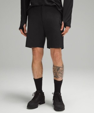 Lululemon Klassiska-Fit 9 Vandring Cargo Shorts Herr Svarta Sverige | MJHRKU813