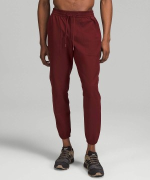 Lululemon License to Train Joggingbyxor Herr Röda Vinröda Sverige | UQTGJC214