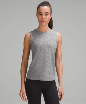 Lululemon License to Train Klassiska-Fit Linne Dam Svarta Sverige | QKTJAN647