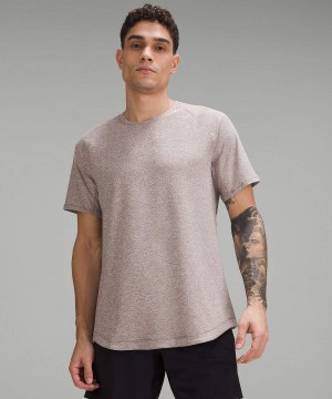 Lululemon License to Train Korta-Sleeve T-shirt Herr Grå Vita Sverige | ANESRD403