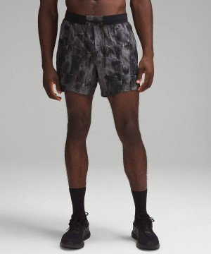 Lululemon License to Train Linerless 5" Shorts Herr Svarta Olika Färger Sverige | YJBKPG937