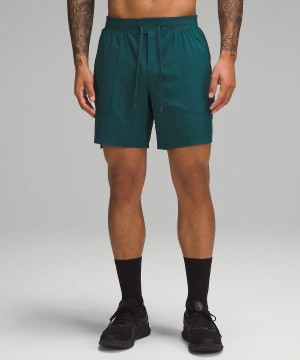 Lululemon License to Train Linerless 7" Shorts Herr Turkos Sverige | PIRSJU682