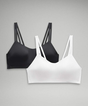 Lululemon Like a Cloud Bra 2 Pack Light Support, B/C Cup Sport BH Dam Svarta Vita Sverige | ZHOEFU254