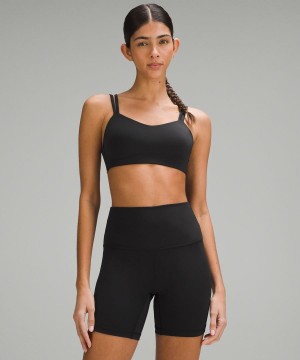 Lululemon Like a Cloud Bra Light Support, B/C Cup Sport BH Dam Svarta Sverige | GTSXAD590
