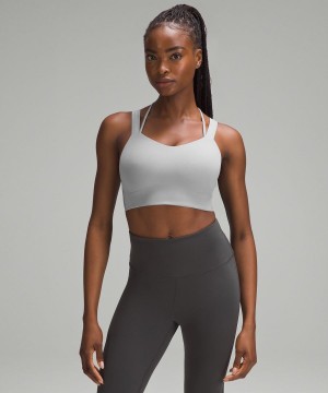 Lululemon Like a Cloud Longline Bra Light Support, D/DD Cup Sport BH Dam Grå Sverige | LAHSQN841