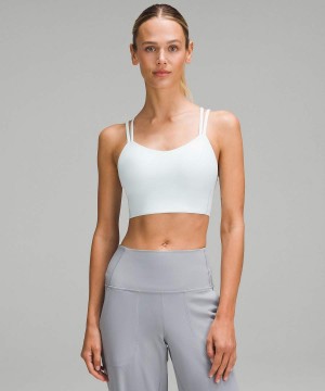 Lululemon Like a Cloud Longline Bra Light Support, B/C Cup Sport BH Dam Silver Sverige | PBRODE614