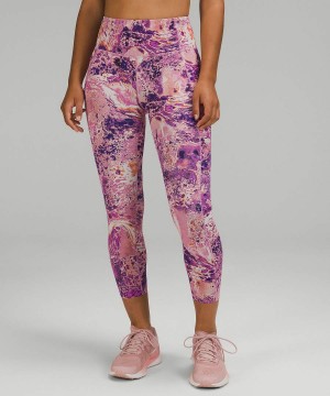 Lululemon Limited Edition Fast and Free High-Rise Tight 25" Tights Dam Rosa Olika Färger Sverige | IDUBNG127