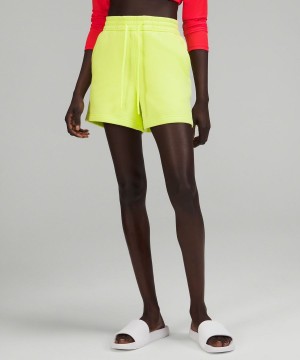 Lululemon Loungeful High-Rise 4" Shorts Dam Citron Sverige | RXISBH208