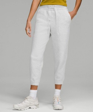 Lululemon Loungeful High-Rise Cropped Joggingbyxor Dam Ljusgrå Sverige | KGXZQA785