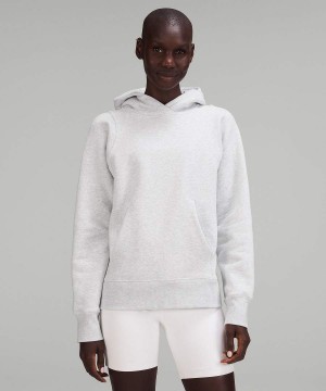 Lululemon Loungeful Hoodie Dam Ljusgrå Sverige | XHFRME436