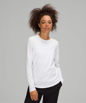 Lululemon Love Långärmad Tröja Dam Vita Sverige | GHLSWC126
