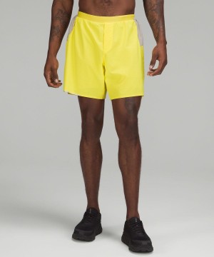Lululemon Lätta Trail 7" Löpar Shorts Herr Gula Beige Sverige | SJPNZD364