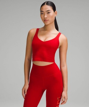 Lululemon Lunar New Year Align™ Linne Dam Mörkröda Sverige | CAXKFB718