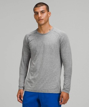 Lululemon Metal Vent Tech 2.0 Långärmad Tröja Herr Vita Sverige | ONZCIJ058