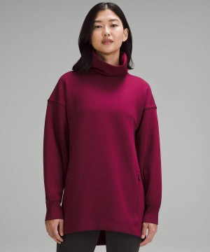 Lululemon Modal-Blend Turtleneck Tunic Tröjor Dam Vinröda Sverige | RWIDLT827