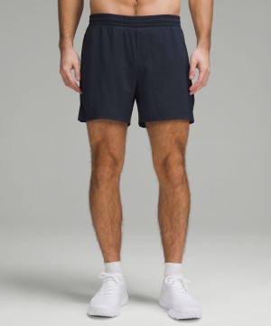 Lululemon Pace Breaker Fodrade 5" Shorts Herr Marinblå Sverige | APFDBW085