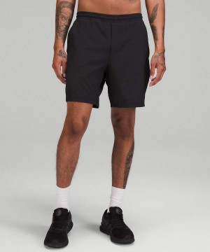 Lululemon Pace Breaker Fodrade 7" 2022 Version Shorts Herr Svarta Sverige | OKJAXH638