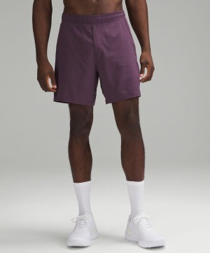 Lululemon Pace Breaker Fodrade 7" Shorts Herr Lila Sverige | SAZMGN283