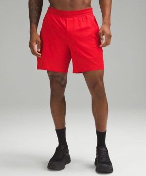 Lululemon Pace Breaker Fodrade 7" Shorts Herr Röda Sverige | PXHLUS841