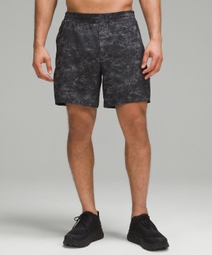 Lululemon Pace Breaker Fodrade 7" Shorts Herr Grå Olika Färger Sverige | RMKQSA546