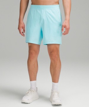 Lululemon Pace Breaker Fodrade 7" Shorts Herr Blå Sverige | SUDCPK659