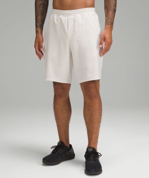 Lululemon Pace Breaker Fodrade 9" Shorts Herr Vita Sverige | UDAYXZ824