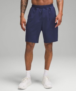 Lululemon Pace Breaker Fodrade 9" Shorts Herr Marinblå Sverige | FEMIDV931