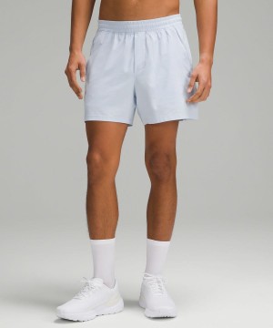 Lululemon Pace Breaker Linerless 5" Shorts Herr Vita Sverige | WOFAXP236