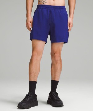 Lululemon Pace Breaker Linerless 5" Shorts Herr Blå Sverige | SAEKUV978