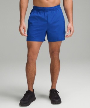 Lululemon Pace Breaker Linerless 5" Shorts Herr Blå Sverige | KZVTGM691