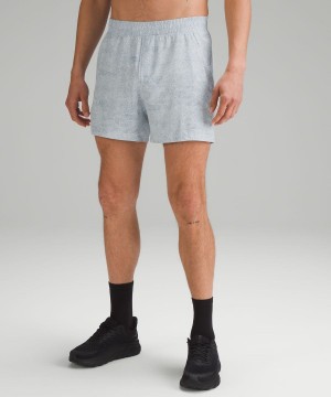Lululemon Pace Breaker Linerless 5" Shorts Herr Vita Olika Färger Sverige | TIYUNO824