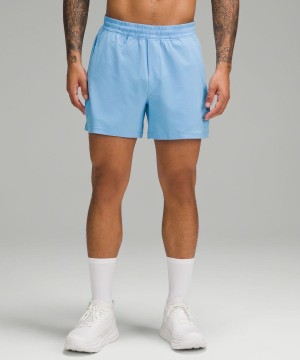 Lululemon Pace Breaker Linerless 5" Shorts Herr Blå Sverige | TZQEVL430