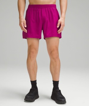 Lululemon Pace Breaker Linerless 5" Shorts Herr Lila Sverige | ZRSGMY982