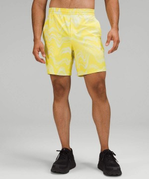 Lululemon Pace Breaker Linerless 7" 2022 Version Shorts Herr Gula Olika Färger Sverige | YHFAIQ513