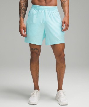 Lululemon Pace Breaker Linerless 7" Shorts Herr Blå Sverige | JFBEKP301